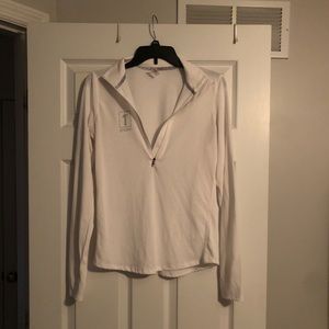 First Phorm White Quarter Zip Pullover